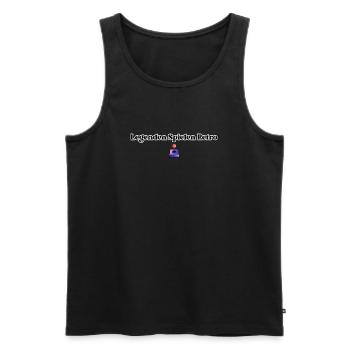 Legenden spielen Retro - Männer Premium Bio Tank Top - Schwarz - Vorne - Michal (187cm)
