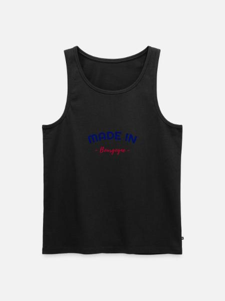 Made In Burgundy - Men's Premium Organic Tank Top - 