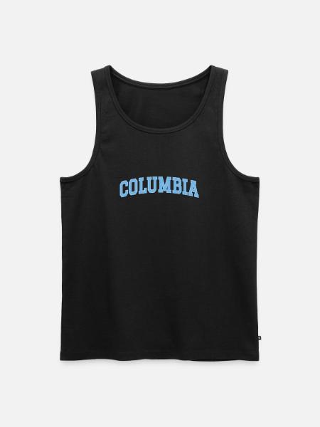 Columbia – Classic College Design - Men's Premium Organic Tank Top - black