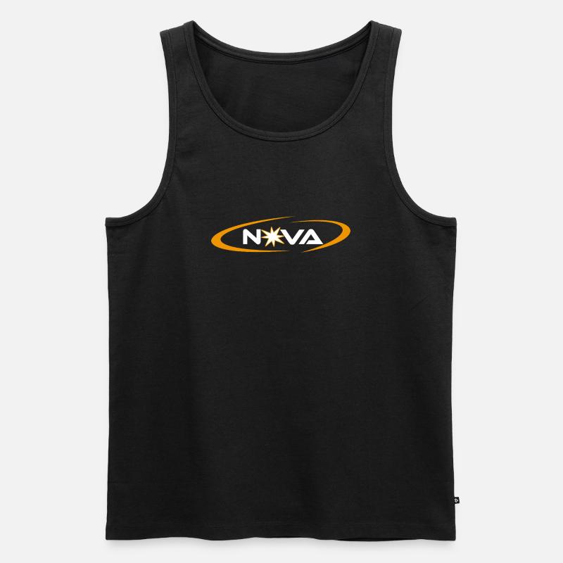 Kosmische Starburst-Nova - Männer Premium Bio Tank Top - Schwarz