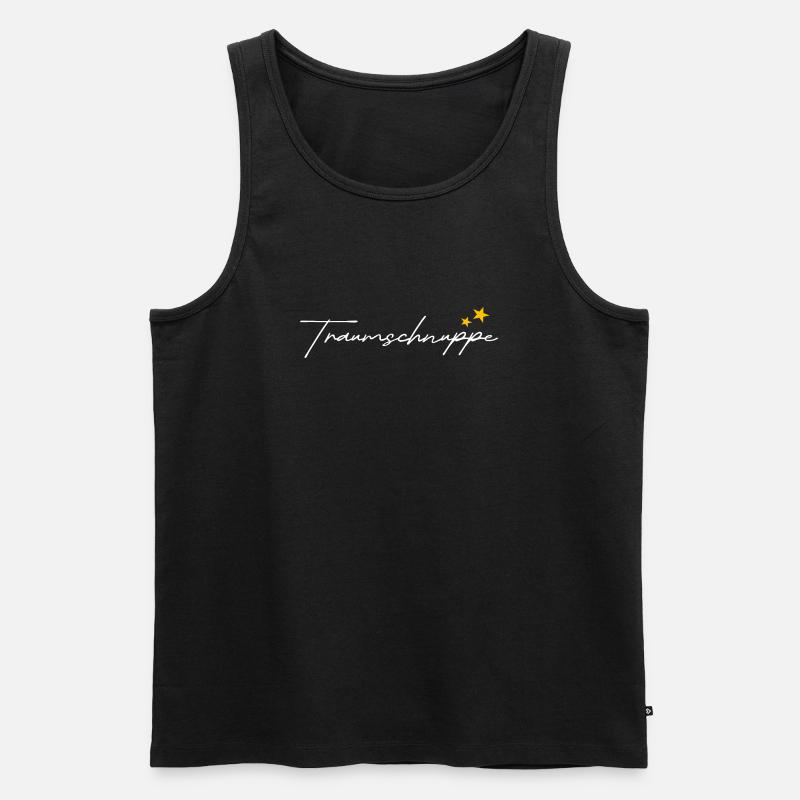 Traumschnuppe Design - Männer Premium Bio Tank Top - Schwarz