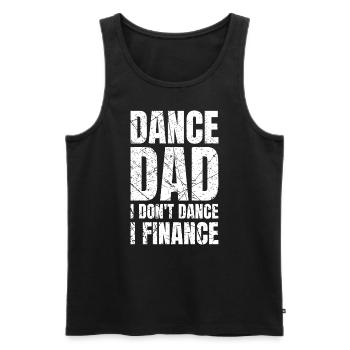 Danse Papa Je Ne Danse Pas Je Finance Danse - Débardeur bio Premium Homme - noir - Devant - Michal (187cm)
