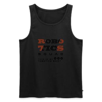 Robotics Squad Robotertechnik Mechanik - Männer Premium Bio Tank Top - Schwarz - Vorne - Michal (187cm)