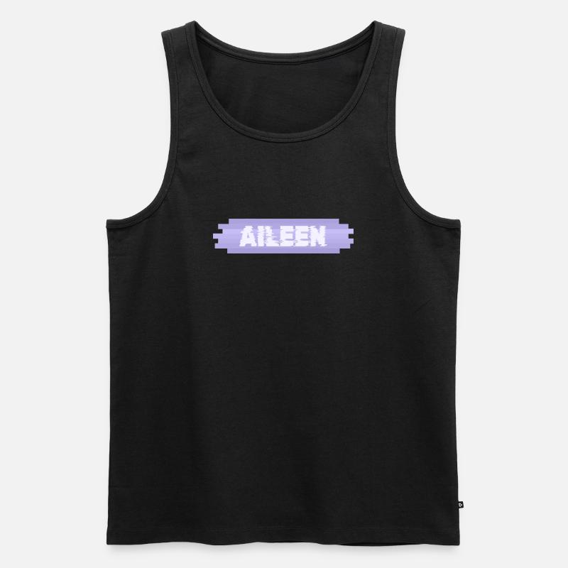 Mutter Aileen - Männer Premium Bio Tank Top - Schwarz