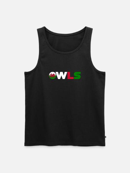 Wales - Men's Premium Organic Tank Top - black