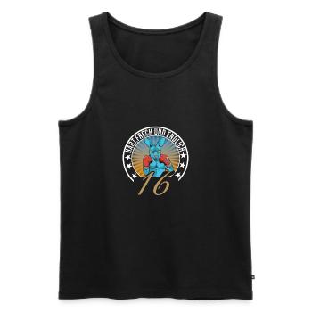 16. Geburtstag - Männer Premium Bio Tank Top - Schwarz - Vorne - Michal (187cm)