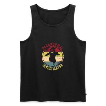 Chasseurs de fantômes - Débardeur bio Premium Homme - noir - Devant - Michal (187cm)