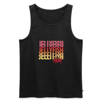 Jelly Whisperer - Men's Premium Organic Tank Top - black - Front - AI Model Male 178 light (178cm)