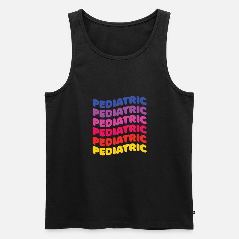 Kinder Krankenschwester - Männer Premium Bio Tank Top - Schwarz
