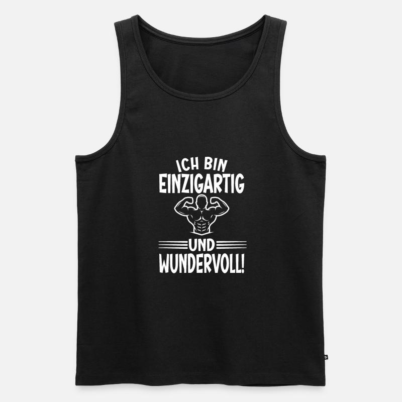 Malle - Männer Premium Bio Tank Top - Schwarz