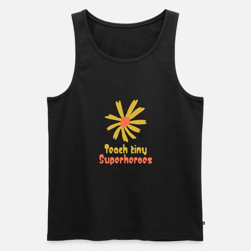 Kindergarten - Männer Premium Bio Tank Top - Schwarz