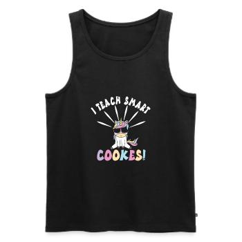 Kindergarten - Männer Premium Bio Tank Top - Schwarz - Vorne - Michal (187cm)