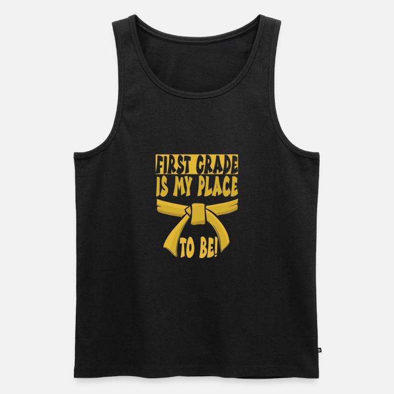 Kindergarten - Männer Premium Bio Tank Top - Schwarz