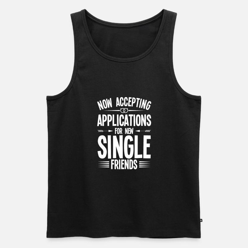 Hochzeit - Männer Premium Bio Tank Top - Schwarz