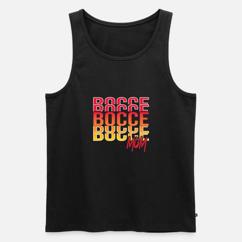 Bocce - Männer Premium Bio Tank Top - Schwarz