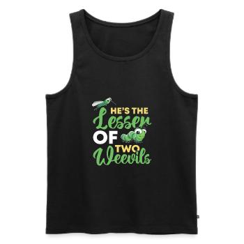 Insekten - Männer Premium Bio Tank Top - Schwarz - Vorne - AI Model Male 178 light (178cm)