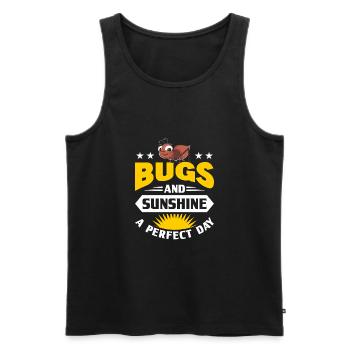 Insects - Men's Premium Organic Tank Top - black - Front - AI Model Male 178 light (178cm)