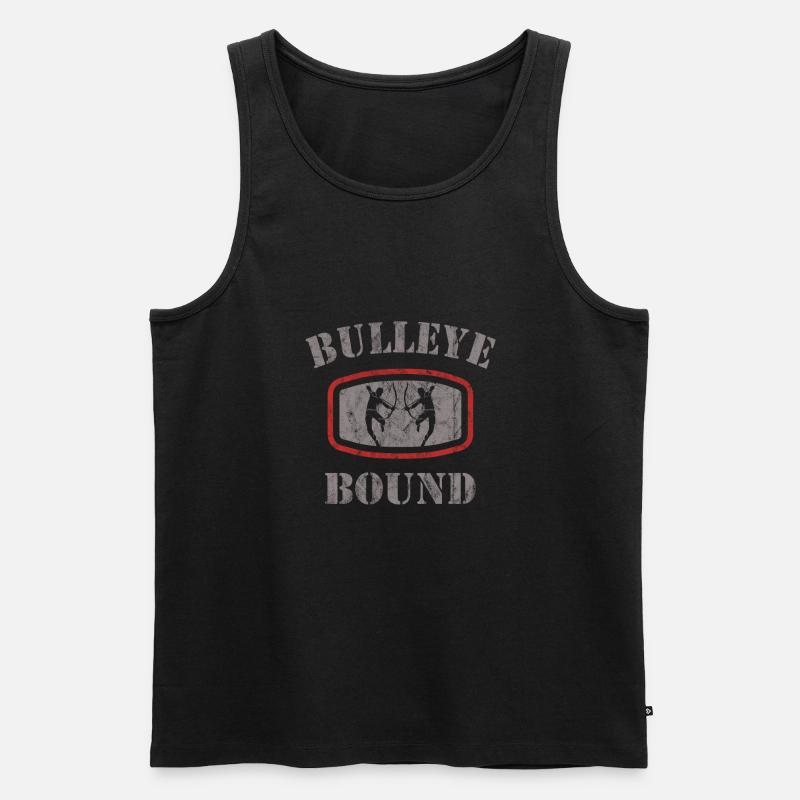 Bogen Jagd - Männer Premium Bio Tank Top - Schwarz