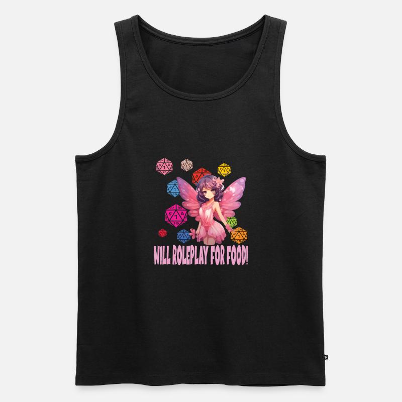 Rollenspiel - Männer Premium Bio Tank Top - Schwarz
