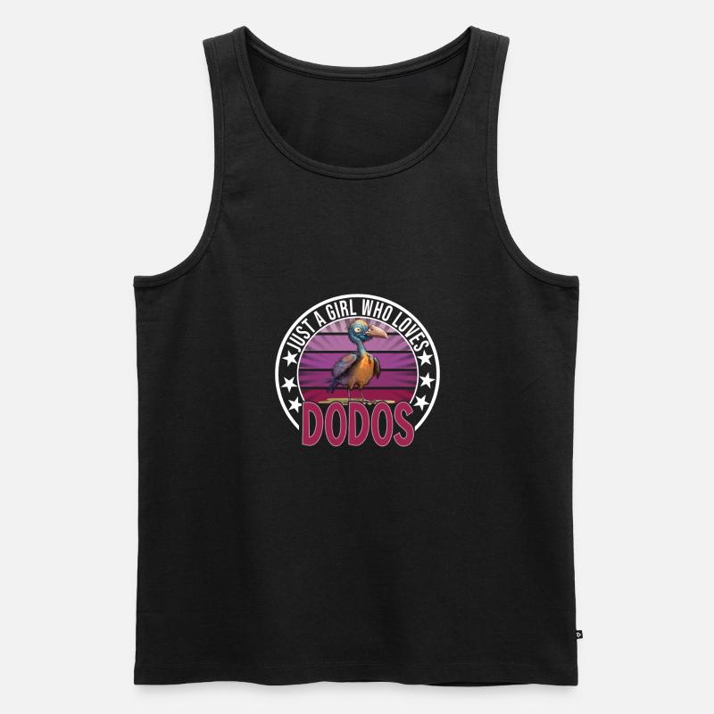 Dodo - Männer Premium Bio Tank Top - Schwarz