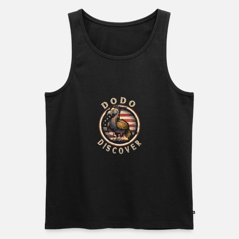 Dodo - Männer Premium Bio Tank Top - Schwarz