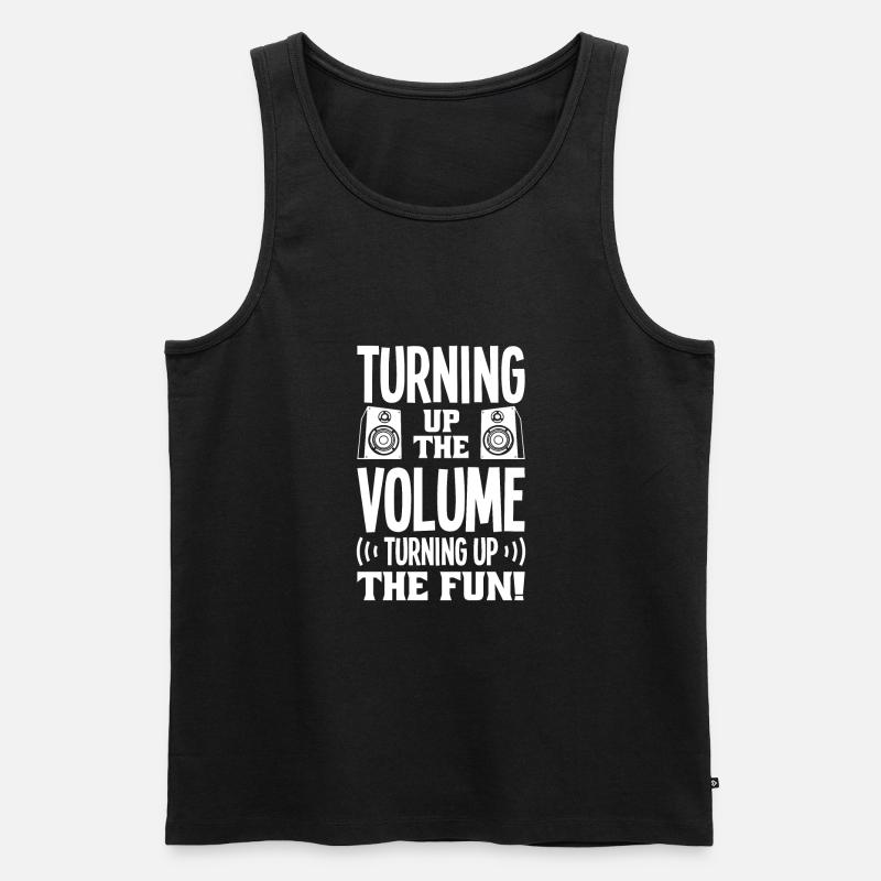 Festival - Männer Premium Bio Tank Top - Schwarz