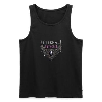 Goth Emo - Men's Premium Organic Tank Top - black - Front - AI Model Male 178 light (178cm)