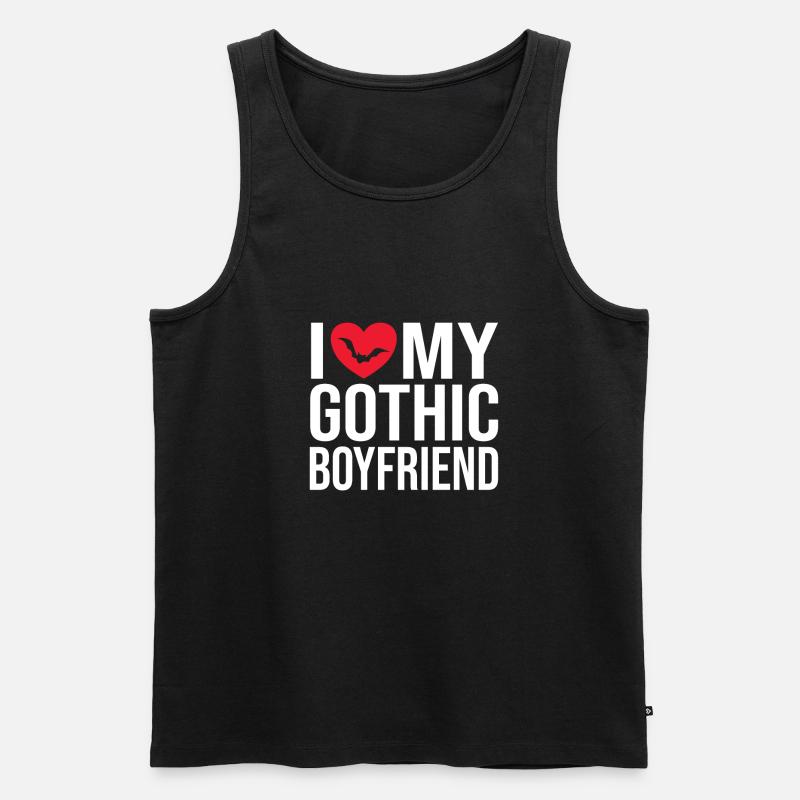Goth Emo - Männer Premium Bio Tank Top - Schwarz