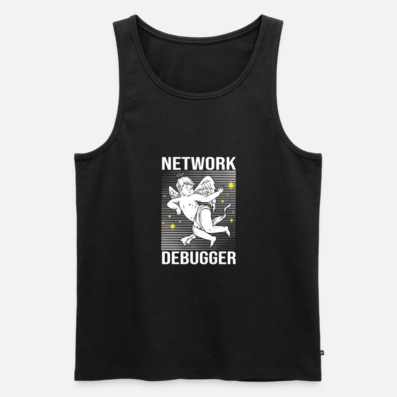 Network Engineer - Männer Premium Bio Tank Top - Schwarz