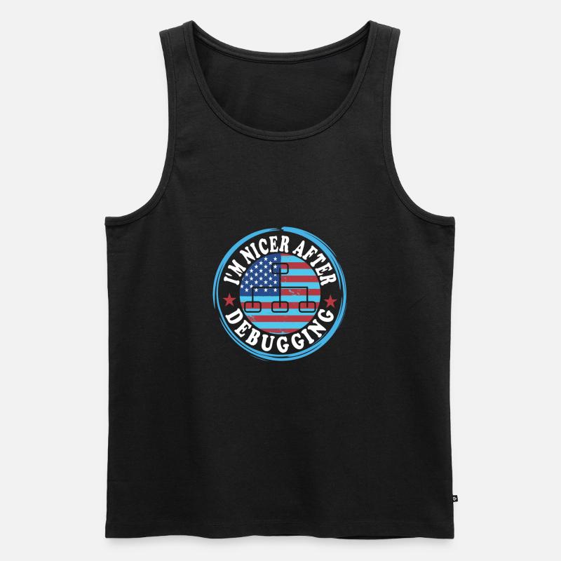 Network Engineer - Männer Premium Bio Tank Top - Schwarz