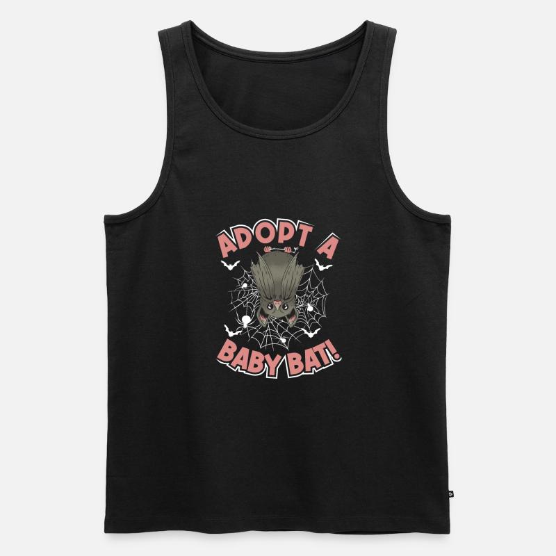 Goth Emo - Männer Premium Bio Tank Top - Schwarz