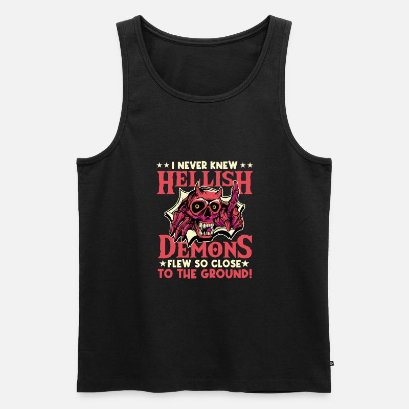 Goth Emo - Männer Premium Bio Tank Top - Schwarz