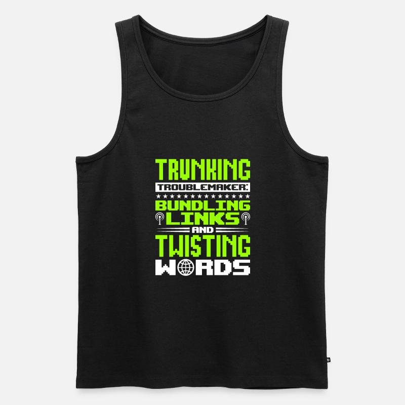 Network Engineer - Männer Premium Bio Tank Top - Schwarz