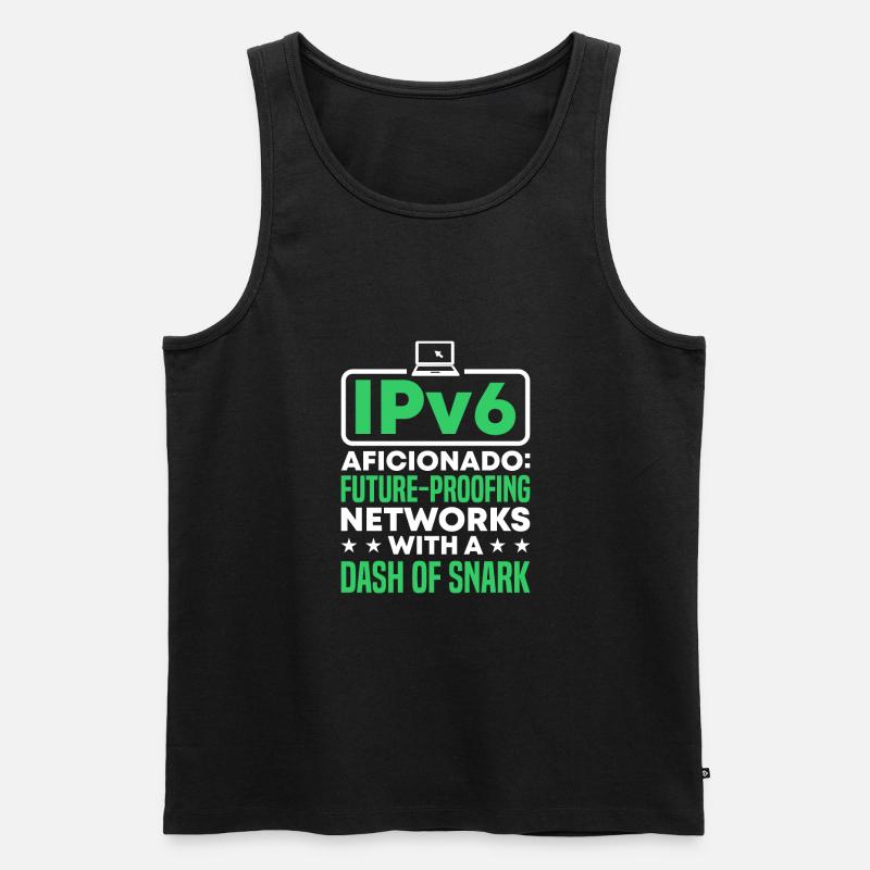 Network Engineer - Männer Premium Bio Tank Top - Schwarz