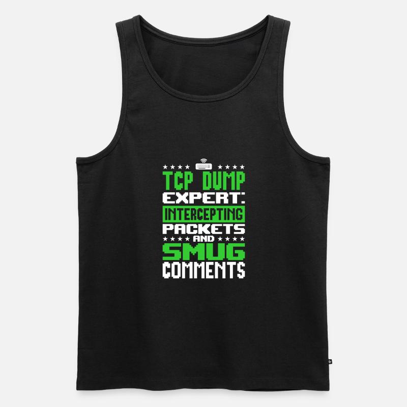 Network Engineer - Männer Premium Bio Tank Top - Schwarz