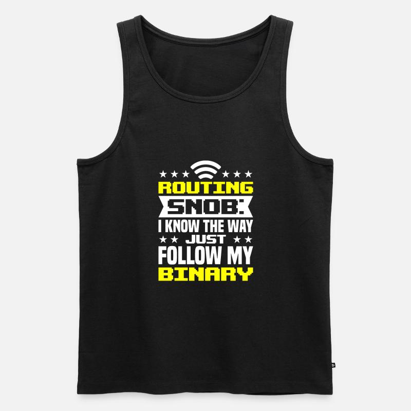 Network Engineer - Männer Premium Bio Tank Top - Schwarz