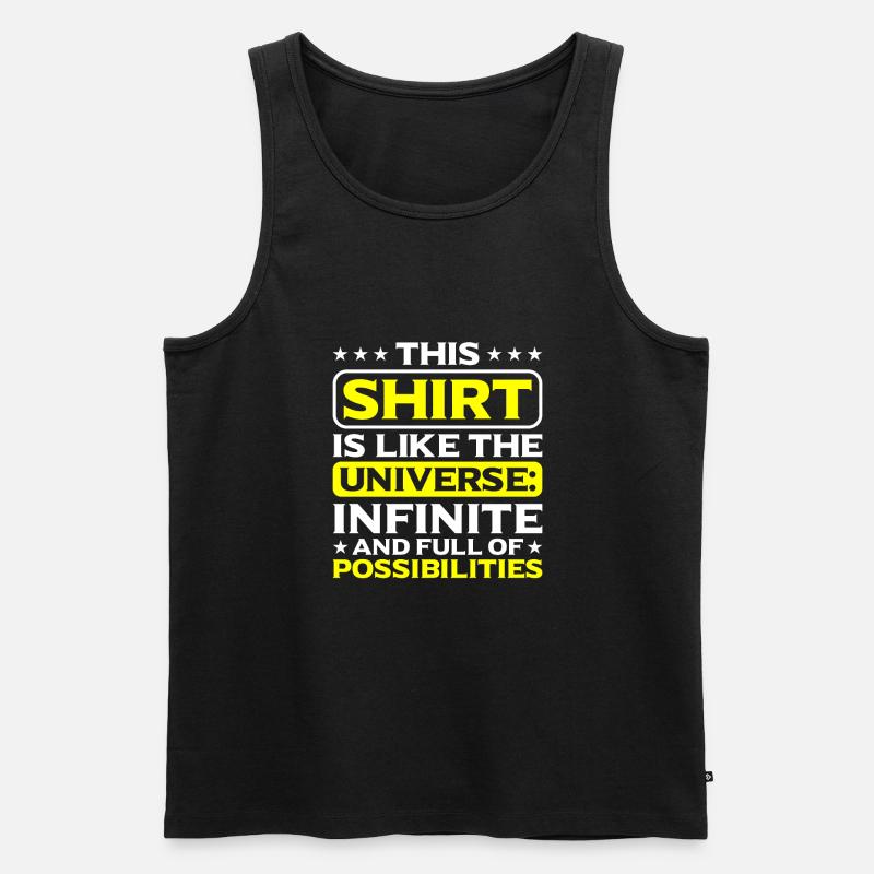 Philosophie - Männer Premium Bio Tank Top - Schwarz