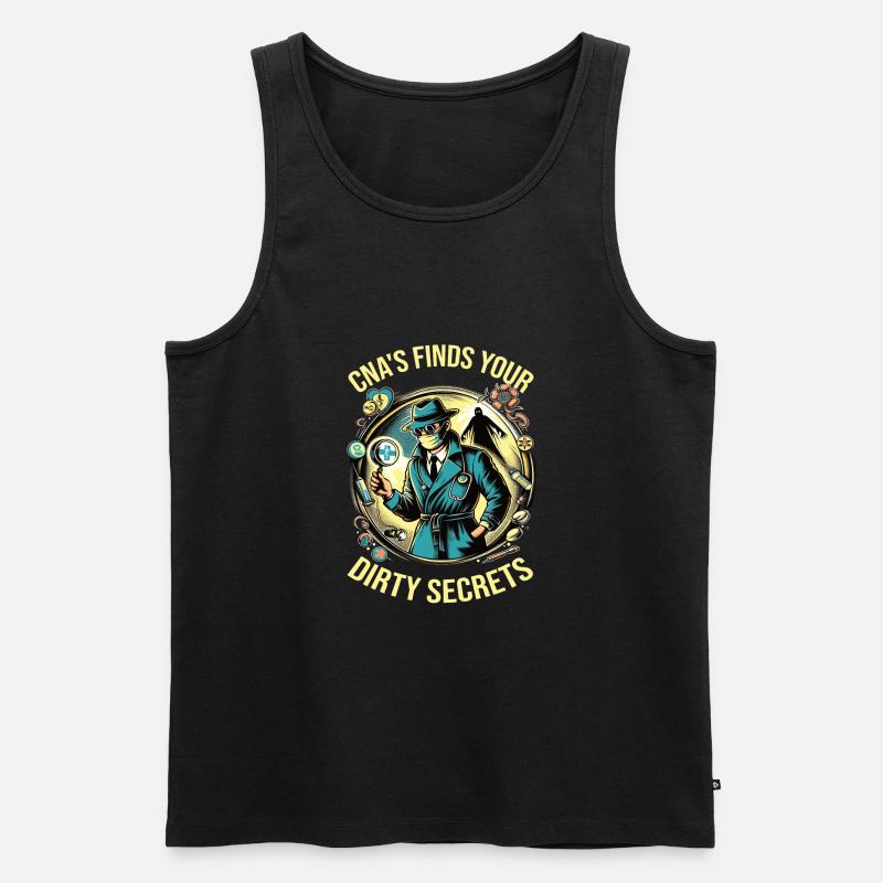Altenpflegerin - Männer Premium Bio Tank Top - Schwarz
