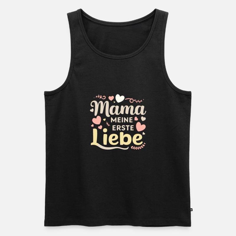 Muttertag - Männer Premium Bio Tank Top - Schwarz
