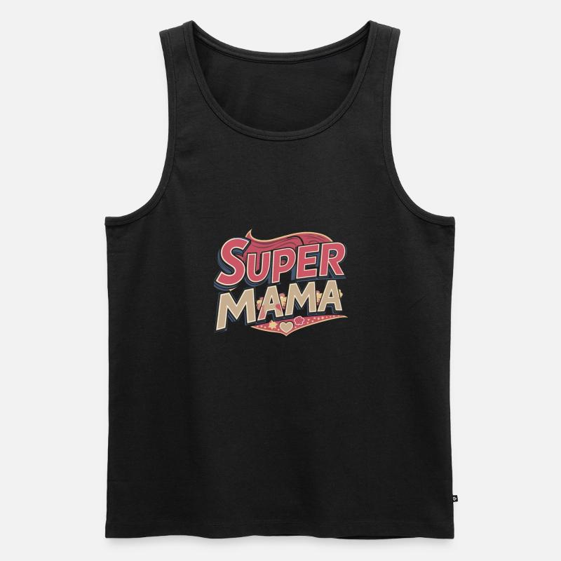 Muttertag - Männer Premium Bio Tank Top - Schwarz