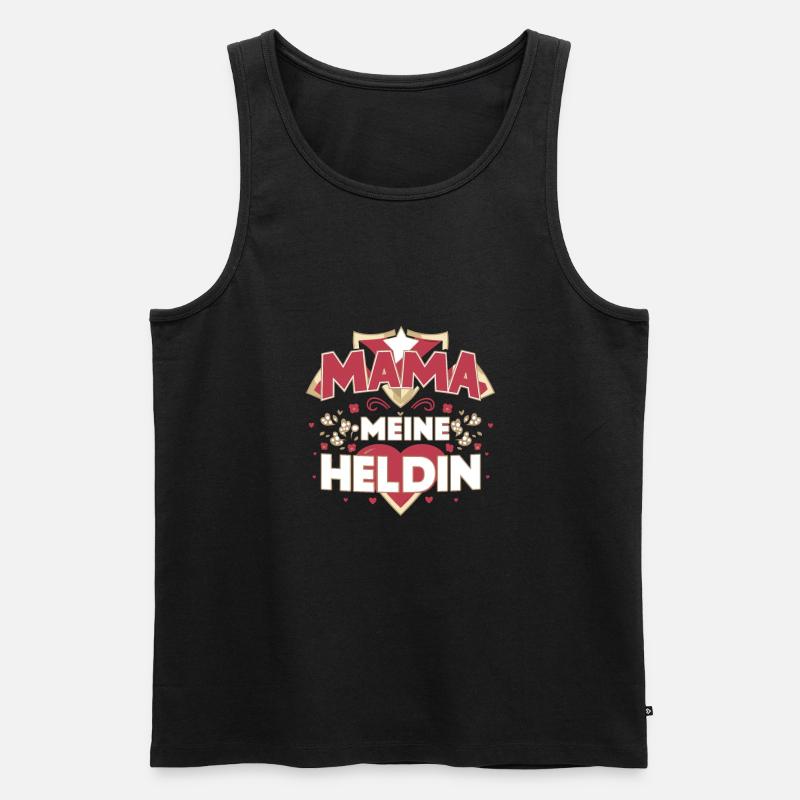 Muttertag - Männer Premium Bio Tank Top - Schwarz