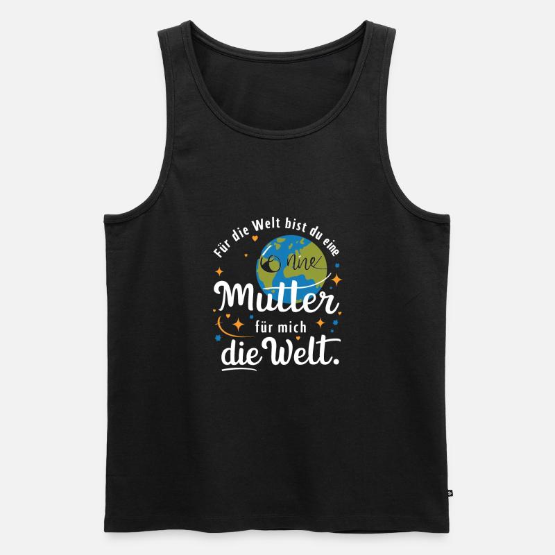 Muttertag - Männer Premium Bio Tank Top - Schwarz