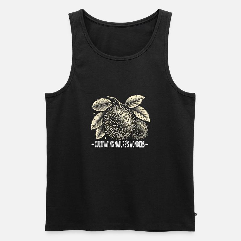 Früchtchen - Männer Premium Bio Tank Top - Schwarz