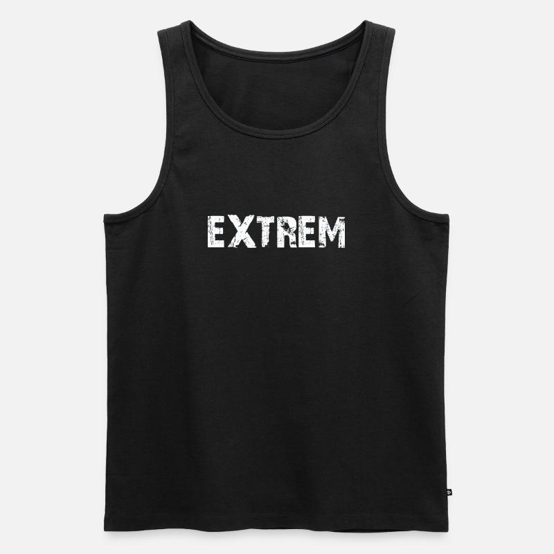 EXTREM - Männer Premium Bio Tank Top - Schwarz