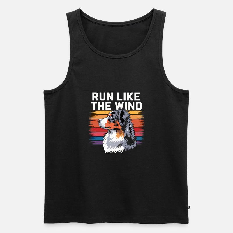 Agility - Männer Premium Bio Tank Top - Schwarz