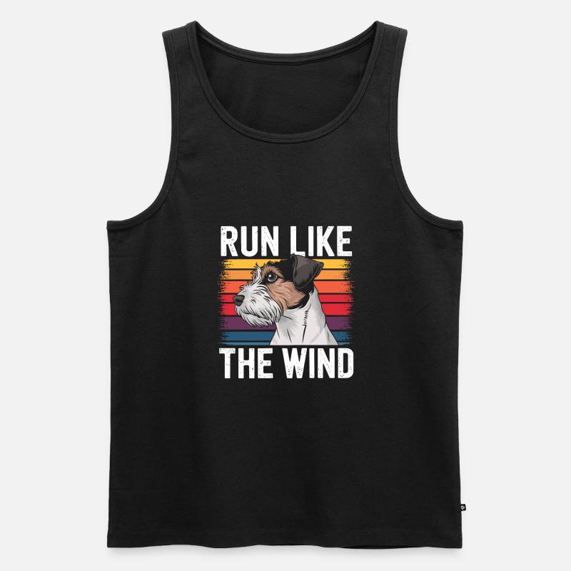 Agility - Männer Premium Bio Tank Top - Schwarz