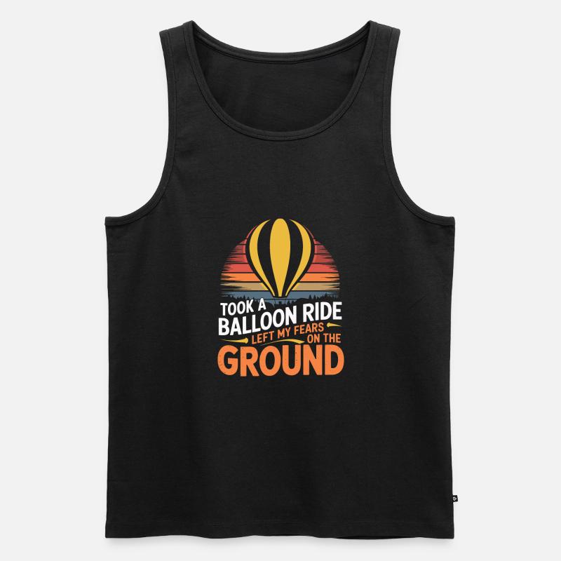 Heißluftballon - Männer Premium Bio Tank Top - Schwarz