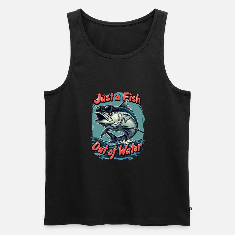 Kreuzfahrt - Männer Premium Bio Tank Top - Schwarz