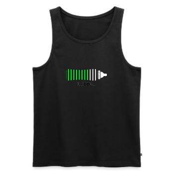 Laden - Männer Premium Bio Tank Top - Schwarz - Vorne - AI Model Male 178 light (178cm)