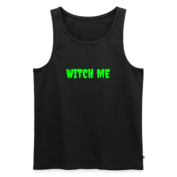 Magical Witchcraft Themed T-Shirt Design - Men's Premium Organic Tank Top - black - Front - AI Model Male 178 light (178cm)